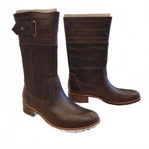 Timberland Women's Mid-Calf Leather Boots, Size 11, New